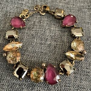Chloe and Isabel jewel/gold tone bracelet